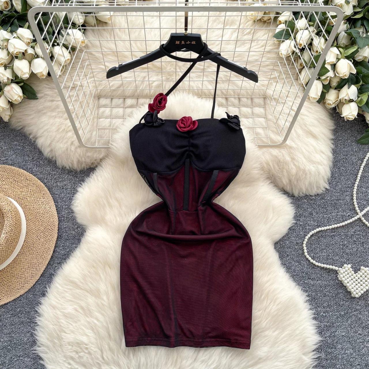 burgundy mesh dress Mermaid Satin Burgundy Long Prom Dress with Slit Y2898 – Simplepromdress