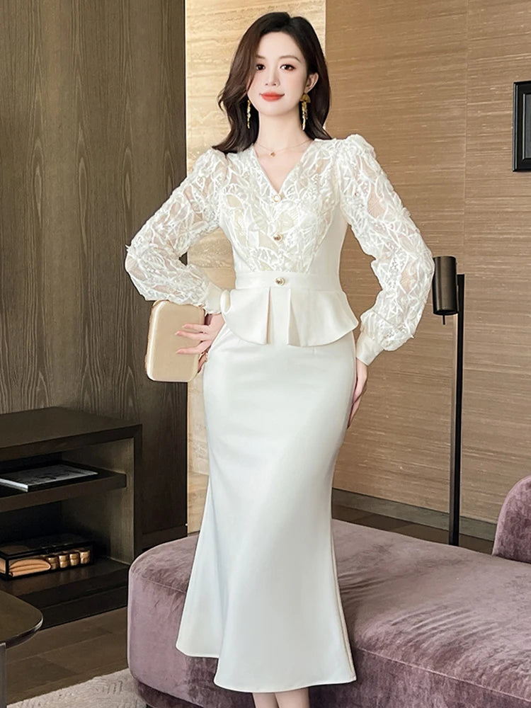 Peplum Aso Ebi Lace Dresses Dress Peplum Lace Aso Ebi Styles Skirt