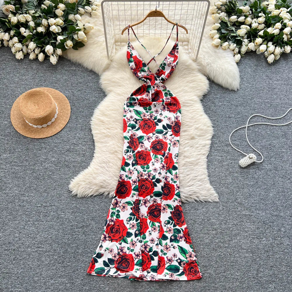 navy blue dress for baby girl Designer Halter Maxi Dress | Long Dresses For Women main image 0